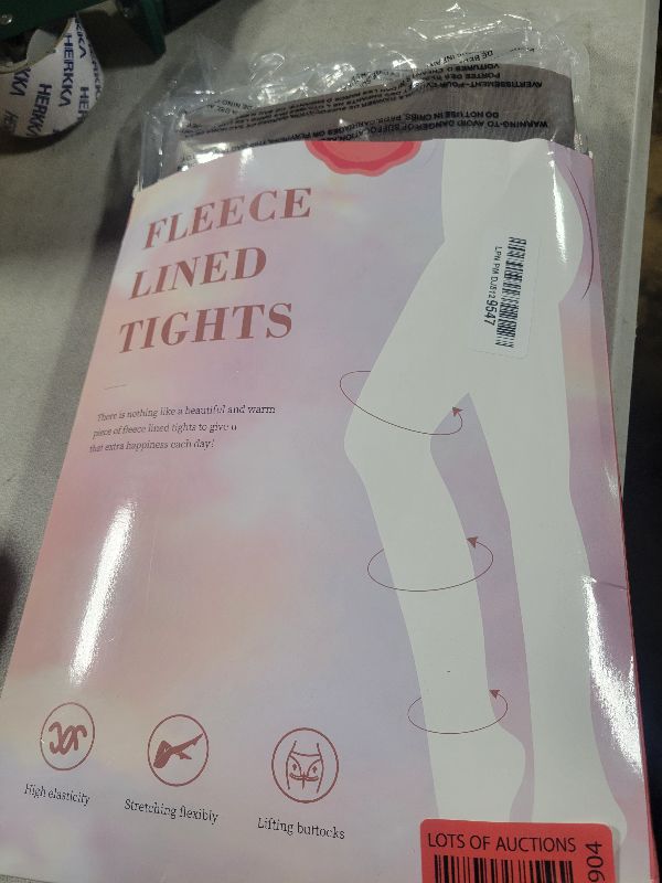 Photo 1 of Caprilite 2 Pairs Women Fleece Lined Tights-Fake Translucent Leggings High Waist Pantyhose Sheer Thick Warm Tights For Women