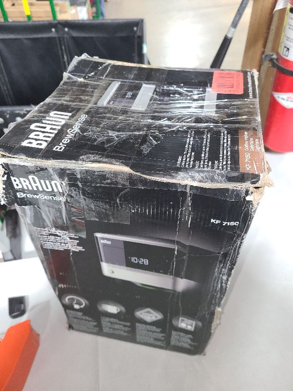 Photo 1 of Braun BrewSense 12 cup Drip Coffee Maker, Black, KF7150BK