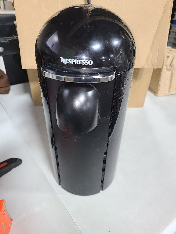 Photo 1 of Nespresso Vertuo Plus Deluxe Coffee and Espresso Maker by Breville, Black