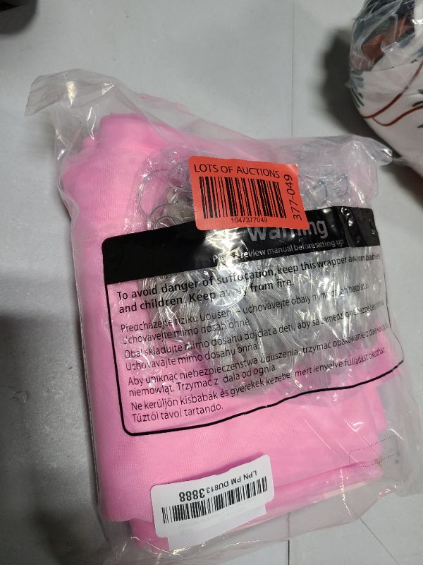 Photo 1 of Pink Tulle Backdrop Curtains with Lights String for Parites 10ft×8ft Wrinkle Free Pink Sheer Sparkle Backdrop Curtains for Baby Shower Girls Bridal Shower Birthday Party Photo Shoot Decorations