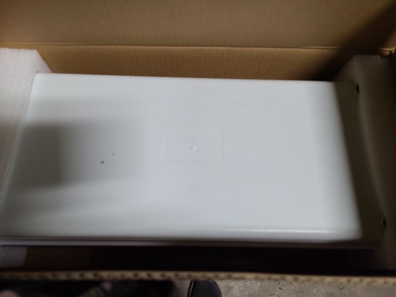 Photo 1 of Small Glass Desktop Whiteboard Dry-Erase-Board - Computer Keyboard Stand White Board Surface Pad with Drawer, Desk Organizers with Accessories for Office, Home, School Supplies