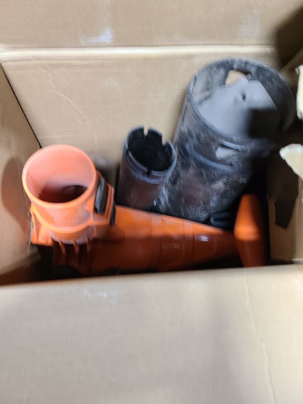 Photo 1 of BLACK+DECKER Leaf Blower, Vacuum and Mulcher 3-in-1, 12 Amp, 250 MPH, 400 CFM (BV6000)
