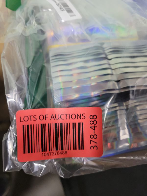 Photo 1 of 100 Pcs Holographic Resealable Packaging Bags for Small Business Supplies, Cute Small Color Smell Proof Foil Pouch Plastic Baggies for Lip Gloss Soap Party Food Storage (4x6 inch)