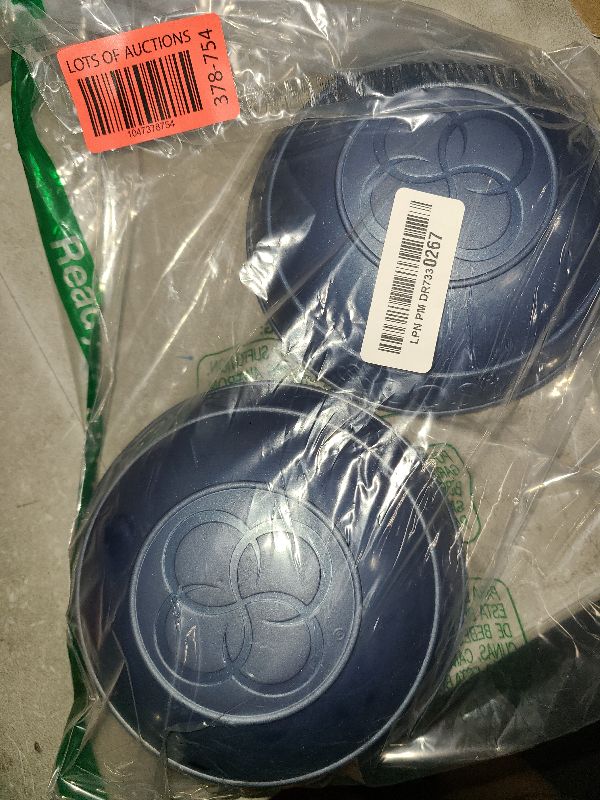 Photo 1 of Bosu 6.5-Inch Diameter Unisex Dynamic 2-Sided Home Workout Balance Ball Pods for Strength and Flexibility, Blue (2 Pack)