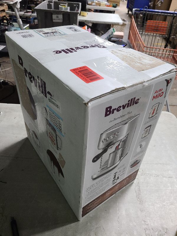Photo 1 of Breville Bambino Plus Espresso Machine BES500BTR, Black Truffle