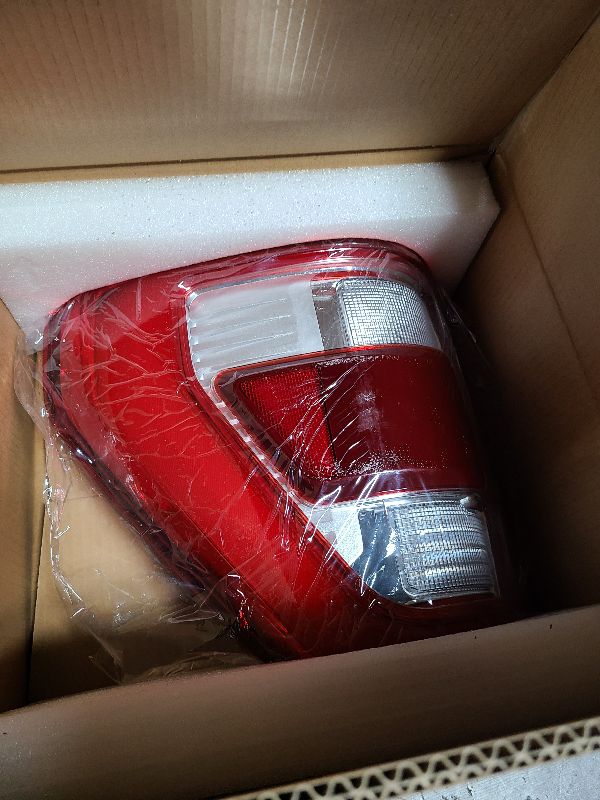 Photo 1 of Dasbecan Left Driver Side Tail Light Compatible with 2021 2022 2023 Ford F150 King Ranch | Lariat | Limited | Platinum With Blind spot module install location Rear Taillight LED Type