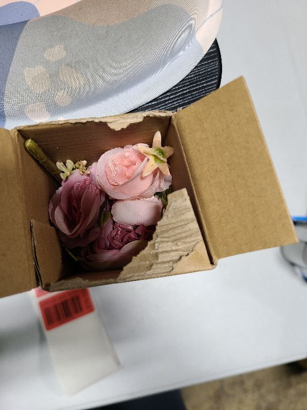 Photo 1 of ASTRYAS Artificial Flowers, Pink Artificial Peony Small Silk Flowers Fake Peonies Bouquet Rose Flower Arrangement Table Centerpiece for Dining Party Home Decoration(Pink)