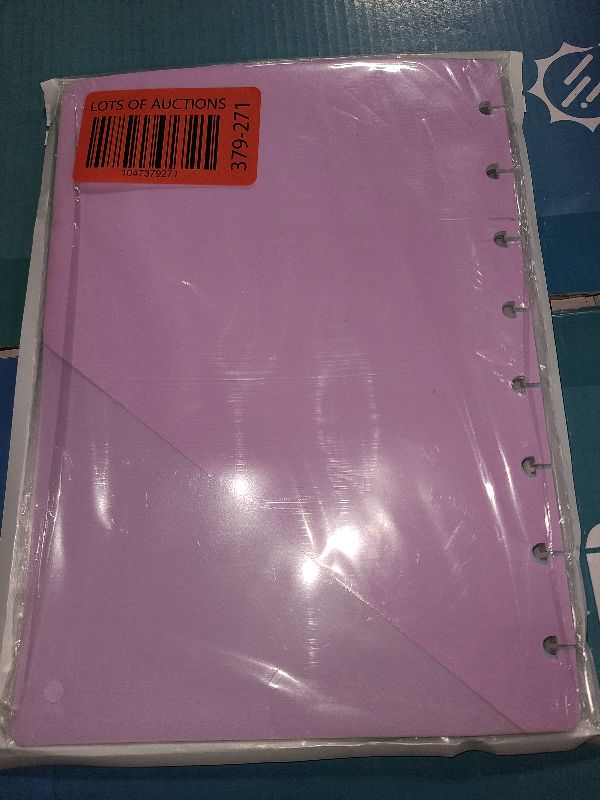 Photo 1 of ?5.5×8.5 inch?5Pcs Junior Size Discbound Pocket Dividers DiscBound Binder Dividers Disc Bound Planner Supplies DiscBound Pocket Folder Discbound Notebook Accessories 8 Disc Planner Cover for Office