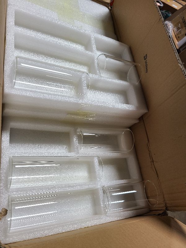 Photo 1 of Didaey 54 Pcs Glass Cylinder Vases for Centerpieces 5,6,8,10 Inch Tall Clear Flowers Vase Hurricane Floating Candles Holders Bulk for Table Centerpieces Wedding Home Decor (2.5'' X 5'',6'',8'')