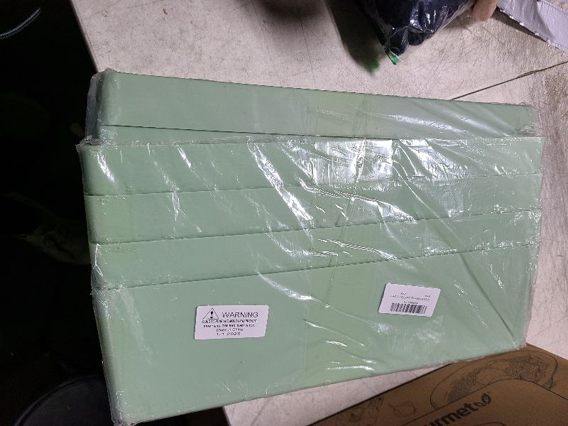 Photo 1 of 4 Pack Self Watering Pots for Indoor Plants 17 Inches Window Boxes Planters Rectangular Flower Pots Rectangle Herb Pots Large Plant Pots with Drainage Holes and Saucers Windowsill Planter, Green