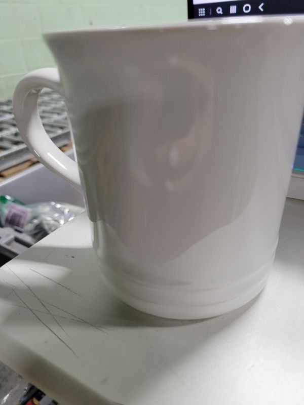 Photo 1 of Le Creuset Stoneware Vancouver Mug, 14 oz., White
