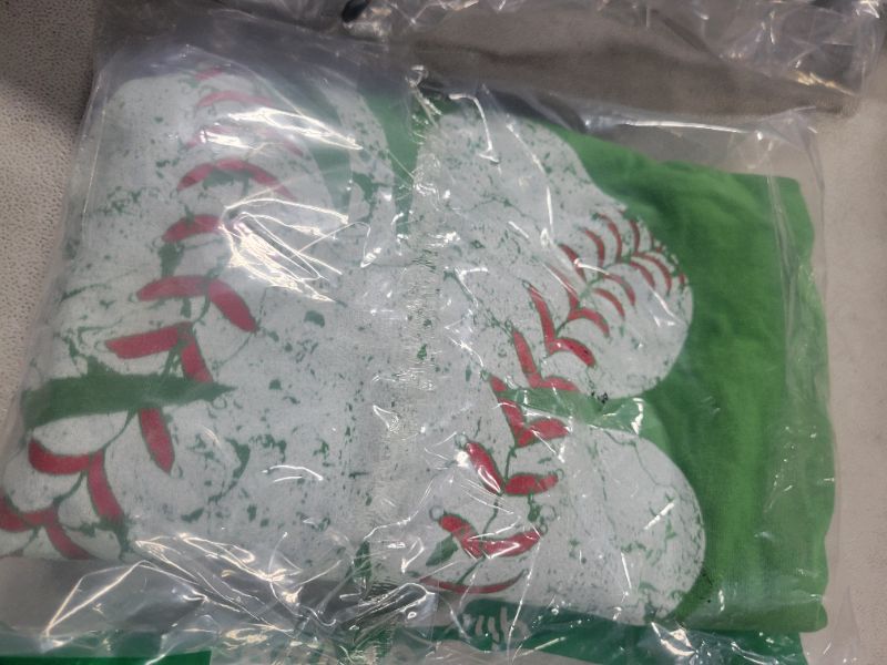 Photo 1 of Baseball St Patricks Day Boys Girls Men Women Shamrock Green T-Shirt