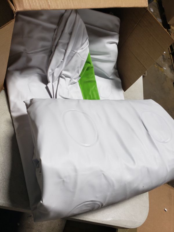 Photo 1 of YENING Full Size Air Mattress with Built in Pump Raised Double Blow up Bed Inflatable Camping Airbed Electric 18 Inch Tall 