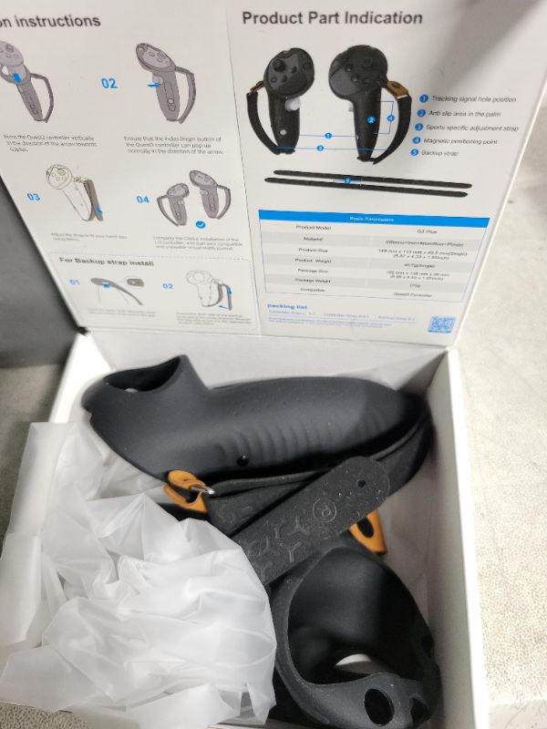 Photo 1 of BOBOVR G3 Plus Controller Extended Grips, Compatible with Meta Quest 3/Quest3S, Wireless charging with D3