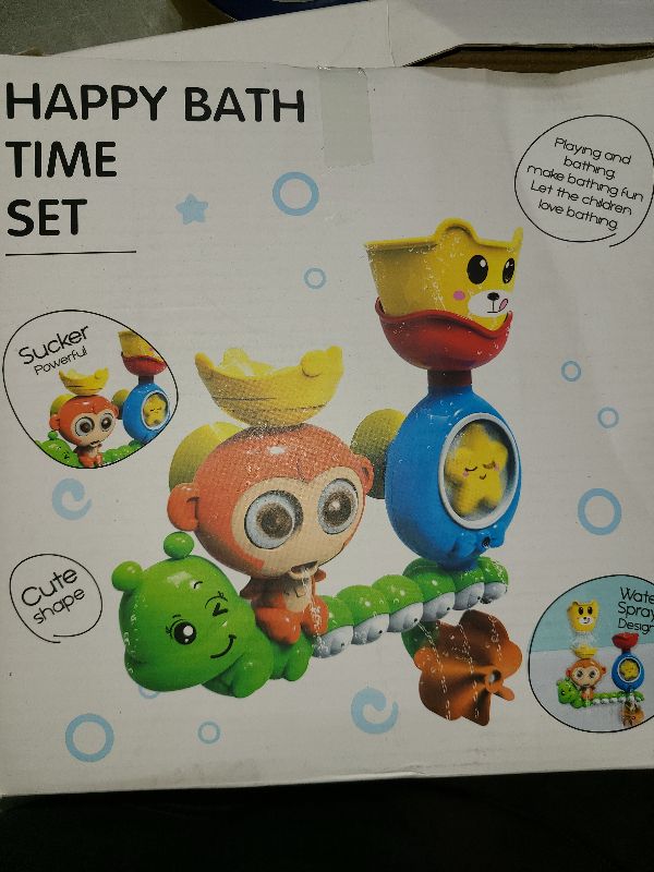 Photo 1 of Bath Toys for Toddlers 1-3 Age 1 2 3 4 Year Old Boys Girls Toddler Bath Tub Toys for Kids Baby Infant Water Bath Tub Toys