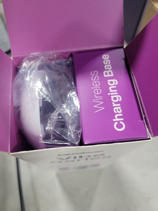 Photo 1 of Aquasonic Vibe Series Ultra-Whitening Toothbrush – ADA Accepted Electric Toothbrush - 8 Brush Heads & Travel Case – 40,000 VPM Motor & Wireless Charging - 4 Modes w Smart Timer – Satin Violet