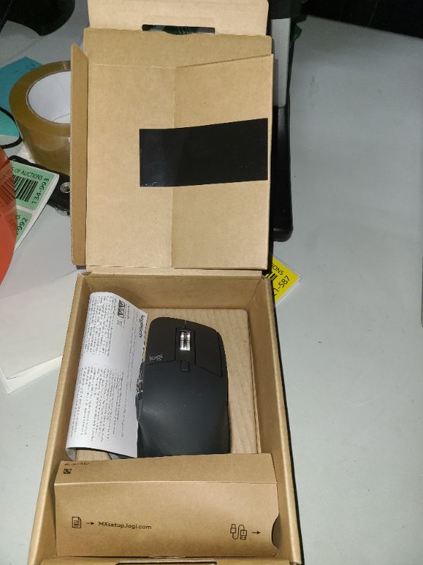 Photo 1 of Logitech MX Master 3S - Wireless Performance Mouse with Ultra-fast Scrolling, Ergo, 8K DPI, Track on Glass, Quiet Clicks, USB-C, Bluetooth, Windows, Linux, Chrome - Graphite