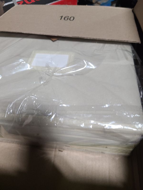 Photo 1 of DECOMOMO Storage Cubes, 13x13x13 Storage Cube Bins with Labels, Fabric Organizer Bins (13" / 6pcs, Beige)