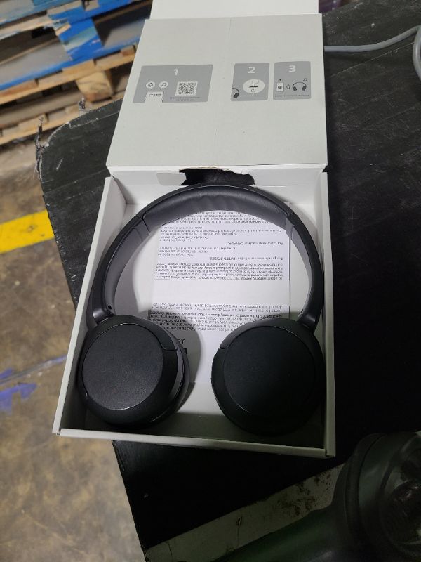 Photo 1 of Sony WH-CH520 Wireless Headphones Bluetooth On-Ear Headset with Microphone, Black New
