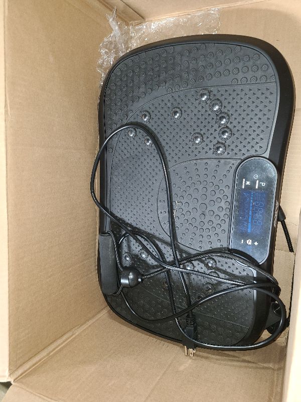 Photo 1 of AXV Vibration Plate Fitness Platform Exercise Machine Vibrating Lymphatic Drainage Shaking Full Body Shaker Workout Vibrate Stand Shake Board Sport Gym for Weight Loss Fat Burner for Women Men