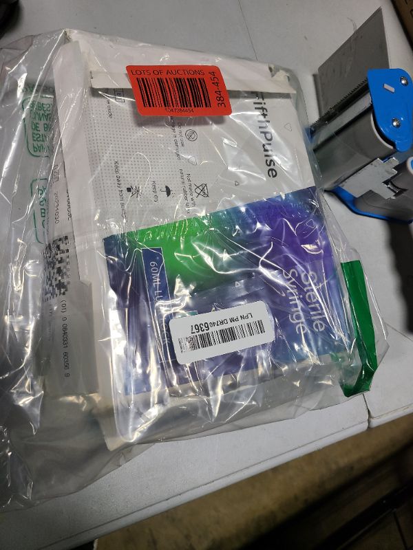 Photo 1 of 60 ml Syringe without Needle - 5 Pack of Individually Wrapped Disposable Syringes - Good for Medical, Scientific Lab, Home Use, and More - Sterile Luer Lock Syringes