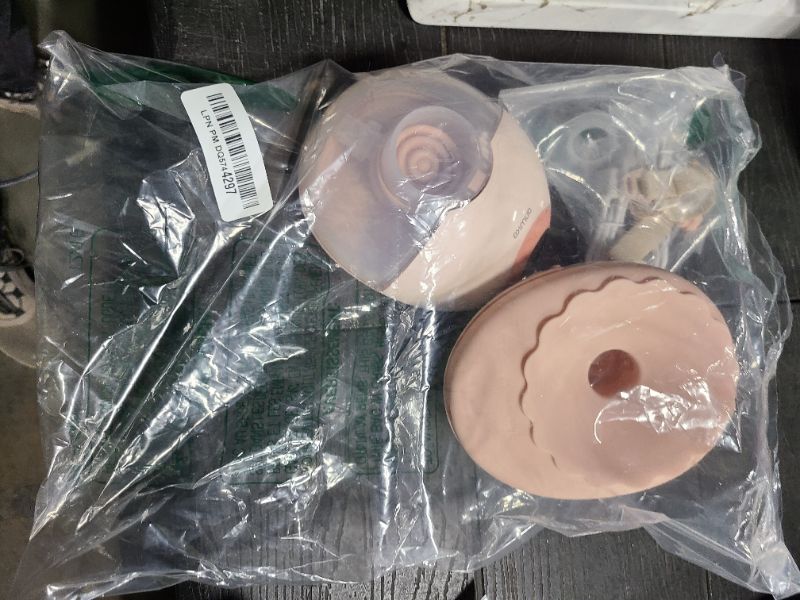 Photo 1 of Hands Free Breast Pump MY-381, Wearable Breastfeeding Pump with Voice Announcement, Wearable Breast Pump with 4 Modes 12 Levels Rechargeable Wireless Portable Breast Pump(Pink 2pcs)