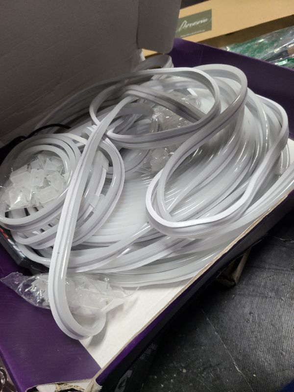Photo 1 of 200Ft Neon Rope Lights,Flexible Led Rope Lights Control with App/Remote,Multiple Modes Rope Lights,IP65 Outdoor RGB Led Neon Lights Waterproof,Music Sync Gaming Led Neon Light Strip for Bedroom Decor