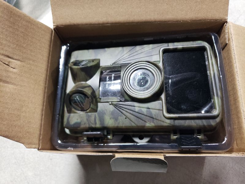 Photo 1 of Dargahou Trail Camera - 4K 48MP Game Camera with Night Vision, 0.05s Trigger Motion Activated, IP66 Waterproof, 130 Wide-Angle with No Glow Infrared LEDs for Outdoor Wildlife