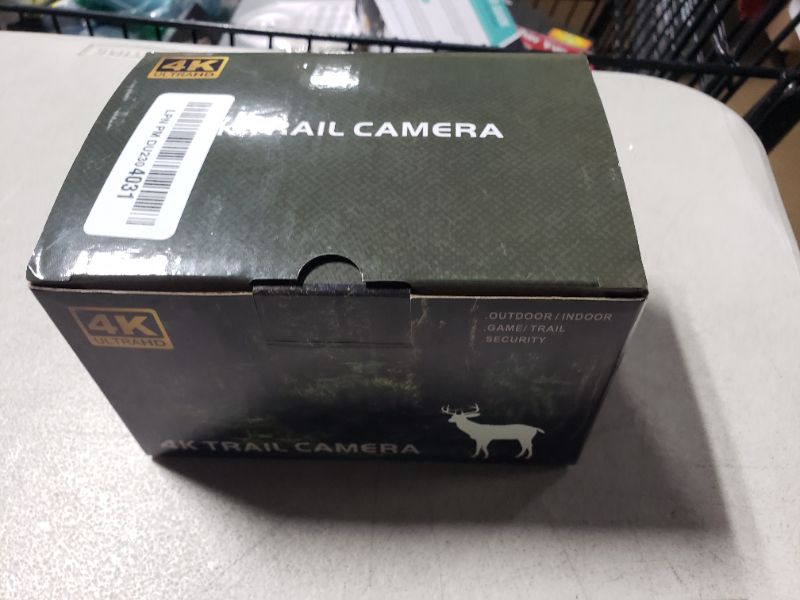 Photo 1 of Dargahou Trail Camera - 4K 48MP Game Camera with Night Vision, 0.05s Trigger Motion Activated, IP66 Waterproof, 130 Wide-Angle with No Glow Infrared LEDs for Outdoor Wildlife
