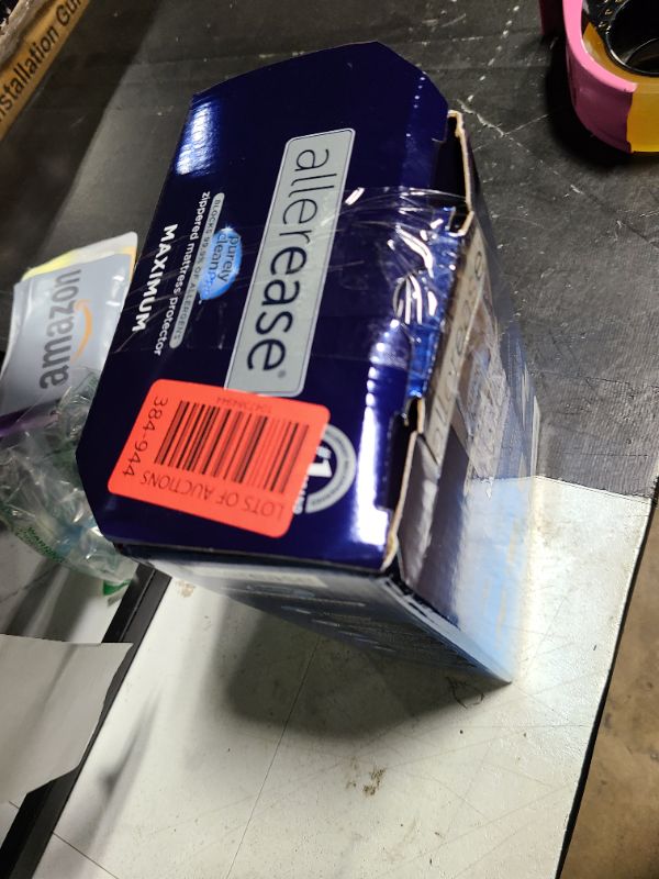 Photo 1 of AllerEase Waterproof Mattress Protector, Maximum Allergy Mattress Protector, Twin XL Zippered Mattress Cover