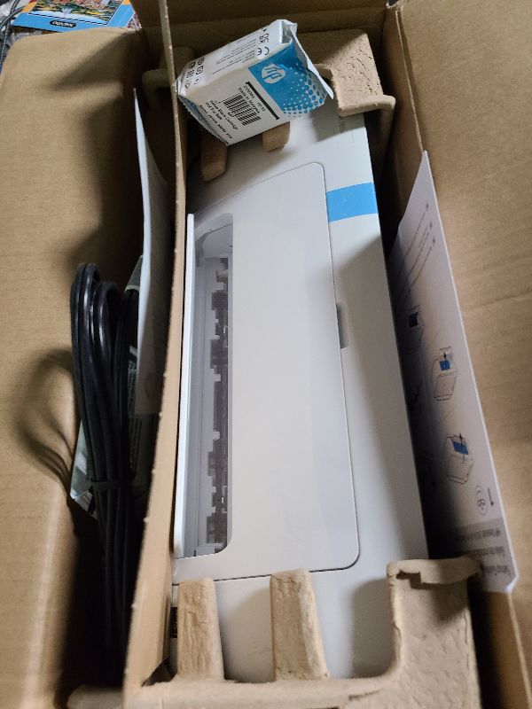 Photo 1 of HP DeskJet 2855e Wireless All-in-One Color Inkjet Printer, Scanner, Copier, Best-for-home, 3 months of Instant Ink included (588S5A)