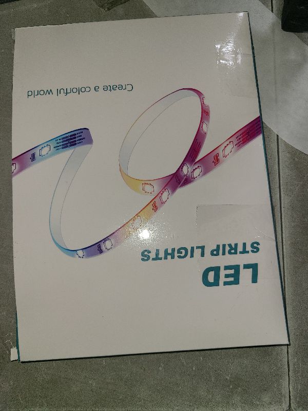 Photo 1 of 100ft Led Strip Lights,Long Smart Led Light Strips Music Sync 5050 RGB Color Changing Rope Lights,Bluetooth APP/IR Remote/Switch Box Control Led Lights for Bedroom,Home Decoration,Party,Festival