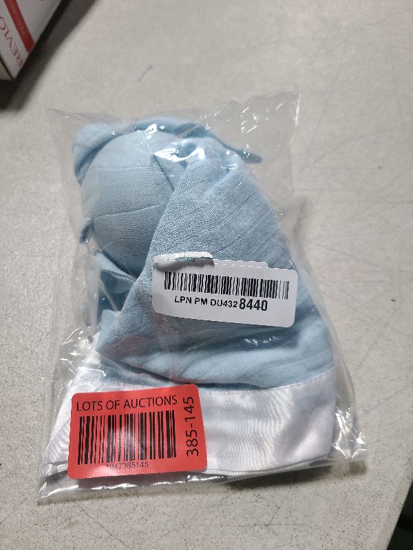 Photo 1 of aden + anais Essentials Classic Lovey, Cotton Muslin Bunny, Solid Winter Sky