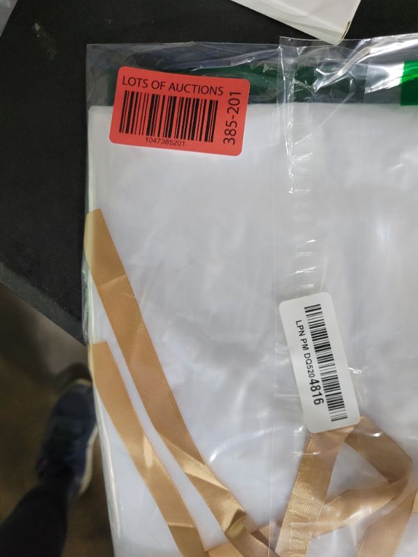 Photo 1 of 4 Pcs Large Clear Plastic Bags, 40" x 60" Dustproof Large Storage Bags, Moistureproof Giant Extra Luggage Storage Bags for Luggage, Suitcase,Furniture(Include 4 Ribbons)