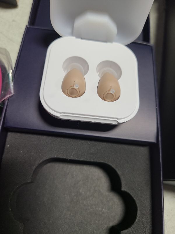 Photo 1 of Audien ATOM 2 Wireless Rechargeable OTC Hearing Aid, Premium Comfort Design and Nearly Invisible