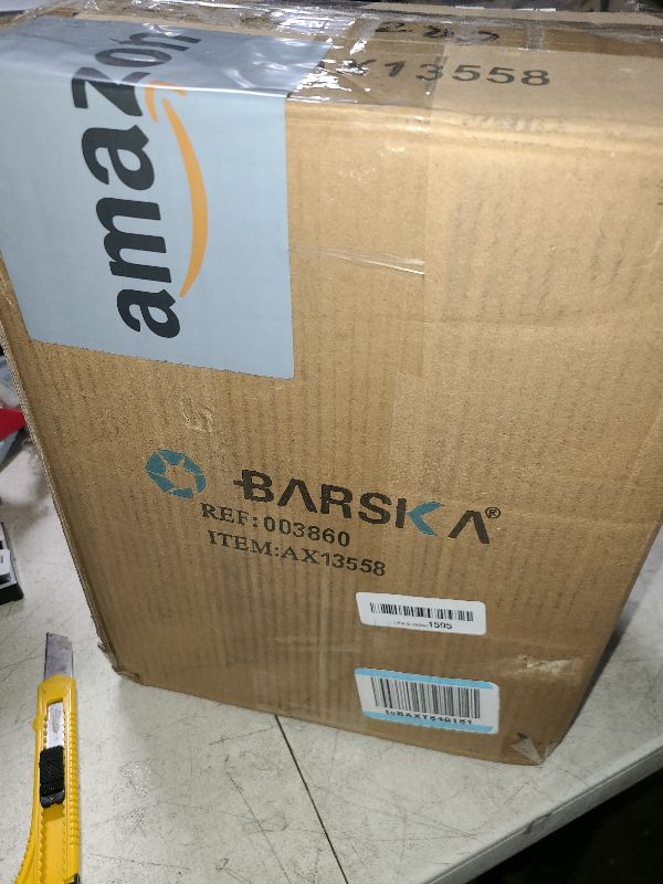 Photo 1 of Barska AX13558 Dual Key Depository Safe 0.27 Cu Ft with Drop Slot and Quick Release Bolt, Black