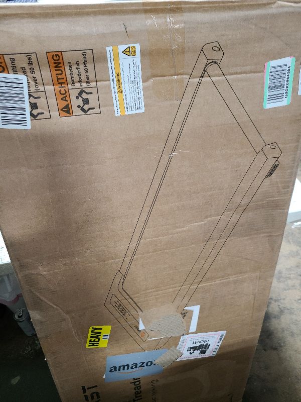 Photo 1 of Walking Pad with Handle Bar, BestGod Treadmills for Home Office 330 lbs Capacity Foldable Under Desk Treadmill 5% Walking Treadmills with Incline 2.5 HP Folding Treadmill with Remote Control