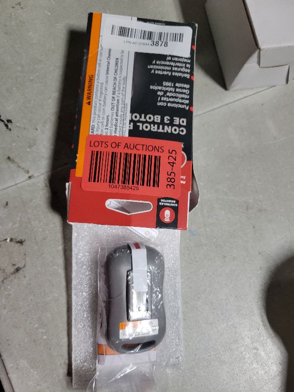 Photo 1 of Genie authentic G3T-R 3-button Intellicode garage door opener remote with, works only on Genie openers, single pack