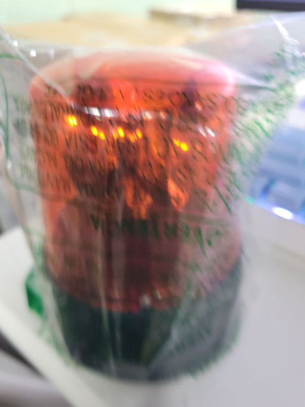 Photo 1 of 3inch Rotating Red Flashing Beacon Party Lamp DJ Strobe Light Disco Ball Light, 360 Degree Flashing Flare Safety Warning Lights Emergency LED Police Car Siren Strobe Lights (red)