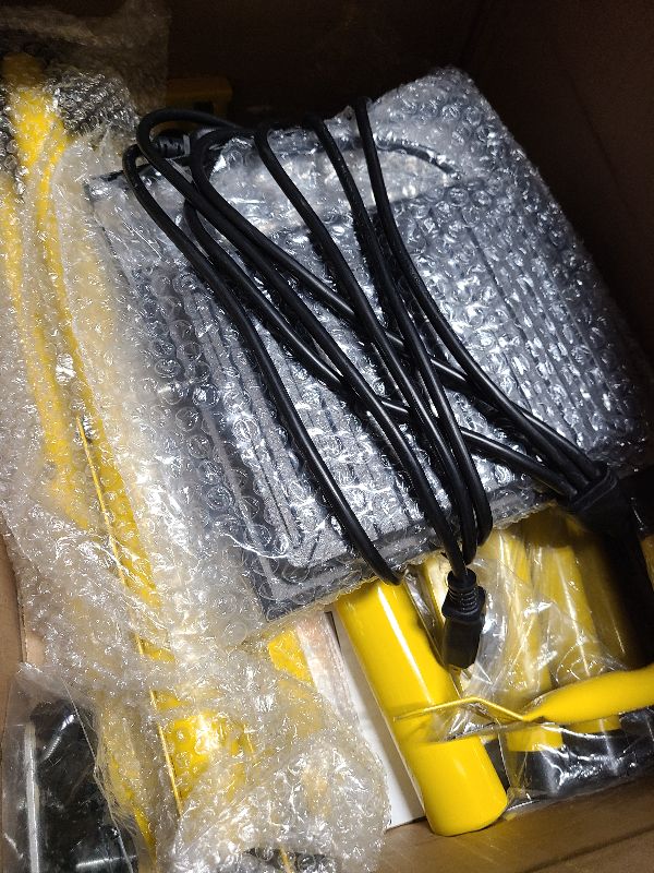 Photo 1 of 30000 Lumen Work Lights with Stand, 3 Adjustable Head LED Work Light, with Adjustable and Foldable Tripod Stand, Waterproof Lamp with 6500 Kelvin Color Temperature