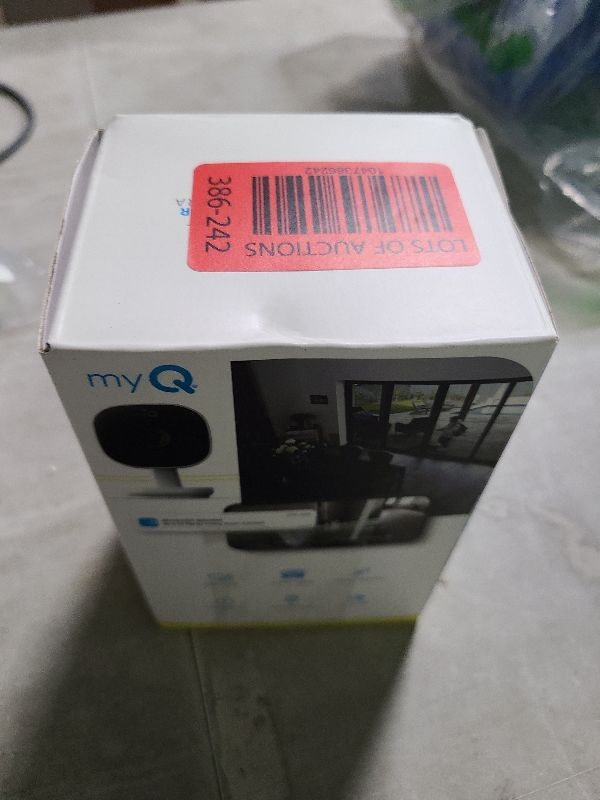 Photo 1 of CHAMBERLAIN myQ Smart Indoor Security Camera – 1080p HD Video, Night Vision, Motion Detection, Wi-Fi, Two-Way Audio, Smartphone Control
