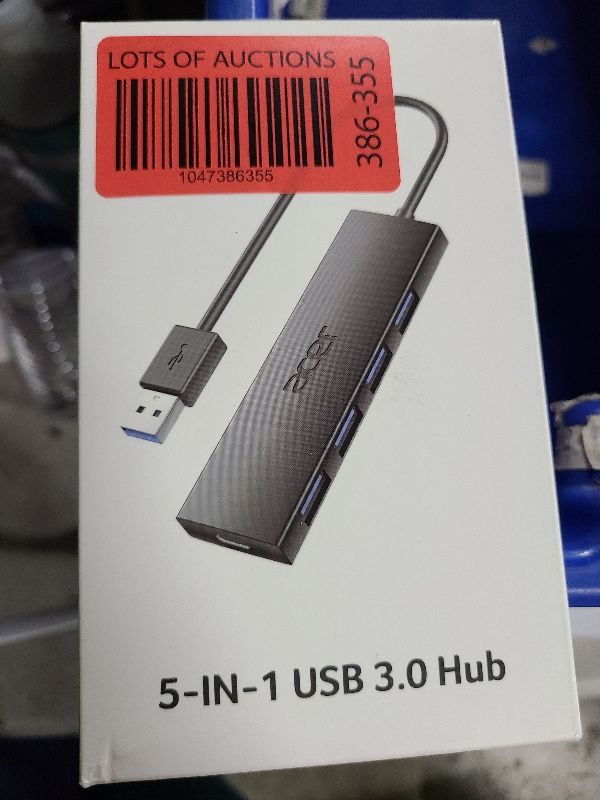 Photo 1 of Acer USB Hub 4 Ports, Multiple USB 3.0 Hub, USBA Splitter for Laptop with Type C Power Port, Extender for A Port Laptop, PC, Desktop and More (2ft)