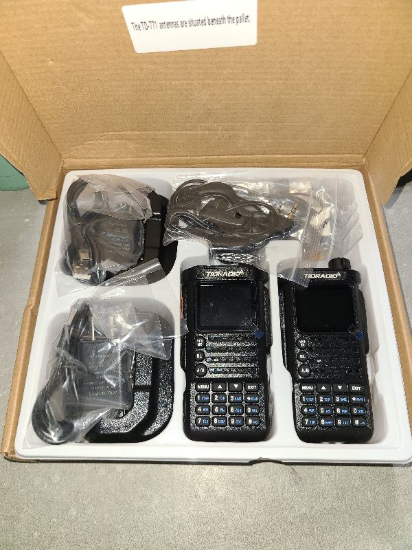 Photo 1 of (2nd Gen) TIDRADIO TD-H8 GMRS Radio,Wireless Programming,5 Watts Long Range Portable Two Way Radio,Rechargerable Walkie Talkies with Earpiece & 2500mAh USB-C Battery,NOAA Weather Receiver (2Pack)