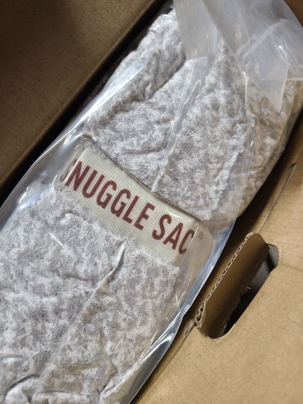 Photo 1 of Snuggle Sac Oversized Grey Throw Blankets Twin Size,Super Soft Warm Blankets Cozy Knit Fuzzy Throw Blankets for Sofa, Bed, Heather Grey, 60x80 inches