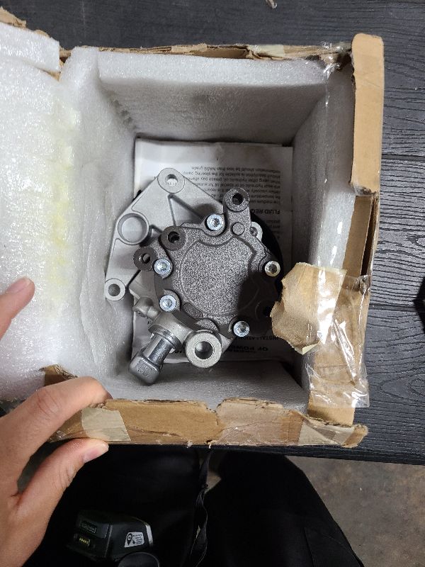 Photo 1 of Torchbeam Power Steering Pump for C300 2011-2012, E350 2011 3.5L, E350 2010-2011, C350 2011, E350 2011 3.0L, E550 2010-2011, Replace # 21-541, Steering Pump with Pulley