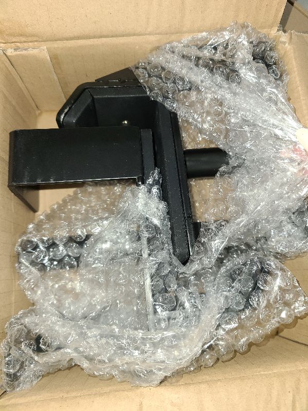 Photo 1 of AINAFIX J Hooks for 3" x 3" Power Rack, Rubber Pad J-Hook for Power Cage, Bottom Reinforced Steel J Cups for Squat Rack (for 3"x3" Rack with 1" Hole)