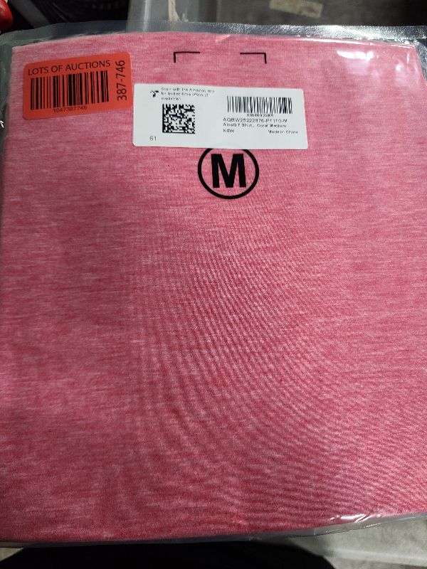 Photo 1 of AlvaQ T Shirts for Women Fashion Summer Dressy Tops Cute V Neck Business Tee Shirt Ruffle Short Sleeve Vacation Outfits Coral Medium