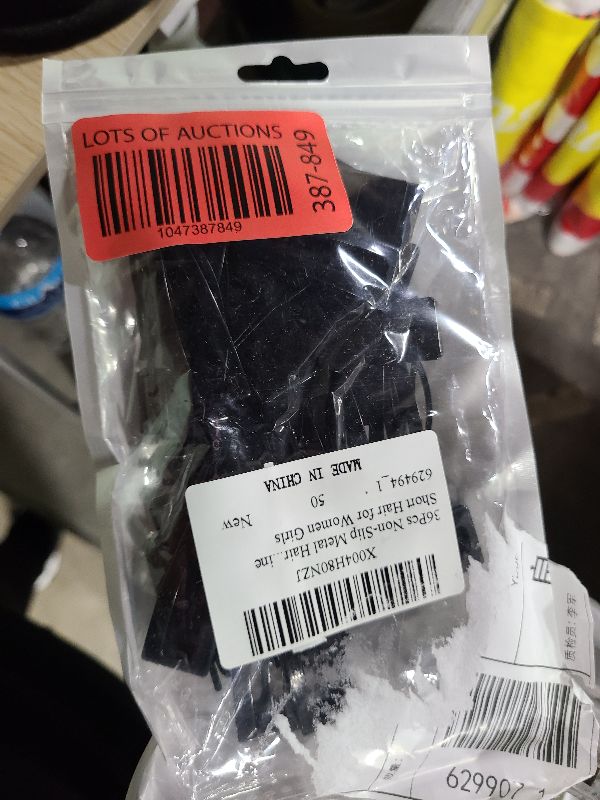 Photo 1 of 36Pcs Non-Slip Metal Hair Clips and Barrettes Black Double Grip for Thick Fine Short Hair for Women Girls