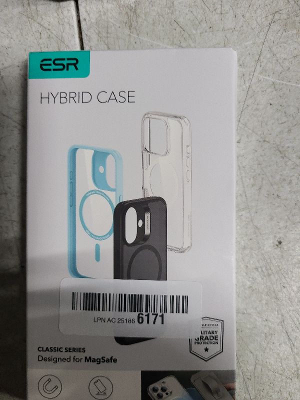 Photo 1 of ESR for iPhone 16 Pro Max Case, Camera Control, Compatible with MagSafe, Shockproof Military-Grade Protection, Magnetic Phone Case for iPhone 16 Pro Max, Classic Hybrid Case (HaloLock), Clear
