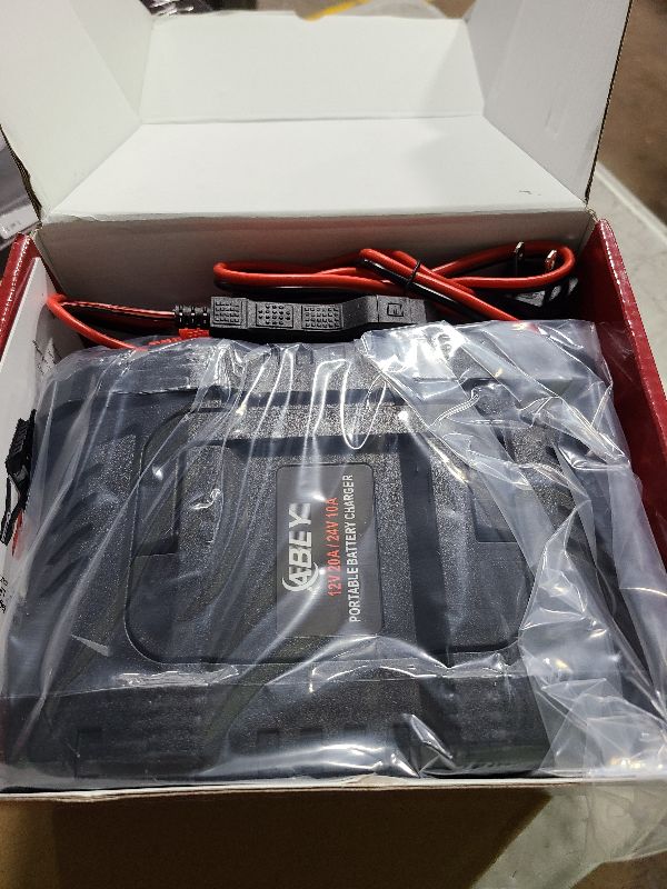 Photo 1 of ABLY Battery Charger 20A 12V/24V LiFePO4 Lead Acid Fully Automatic Battery Maintainer, Car Battery Trickle Charger Automotive w/Battery Repair, Winter Mode, for AGM, STD, Gel, Deep Cycle Batteries